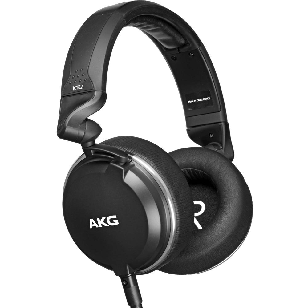 Auriculares de Monitoreo Profesionales AKG K182 con Diseño Cerrado y Controladores de 50mm 1201288-REG Auriculares de Monitoreo Profesionales AKG K182 con Diseño Cerrado y Controladores de 50mm 1201288-REG