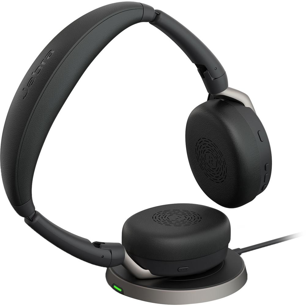 Auriculares Inalámbricos Jabra Evolve2 65 Flex Link MS Stereo con Cargador Inalámbrico - Cancelación 1780922-REG Auriculares Inalámbricos Jabra Evolve2 65 Flex Link MS Stereo con Cargador Inalámbrico - Cancelación 1780922-REG