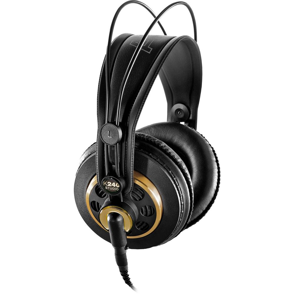 Auriculares Estéreo Profesionales AKG K240 Studio Semi-Abiertos con Diseño Circumaural y Transductor