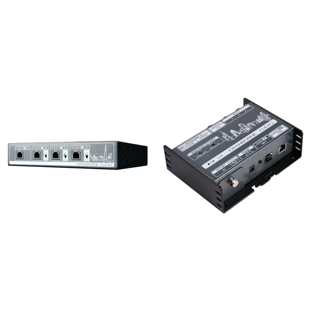 Cranborne Audio N8 C.A.S.T. Hub de Distribución y Kit de Sistema de Audio sobre Cat 5 con Amplificad