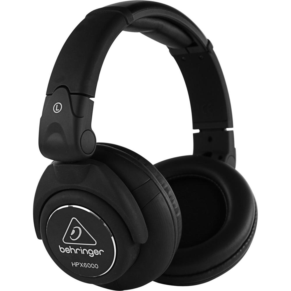 Auriculares Profesionales Behringer HPX6000 para DJ - Sonido Preciso, Graves Profundos, Drivers de N