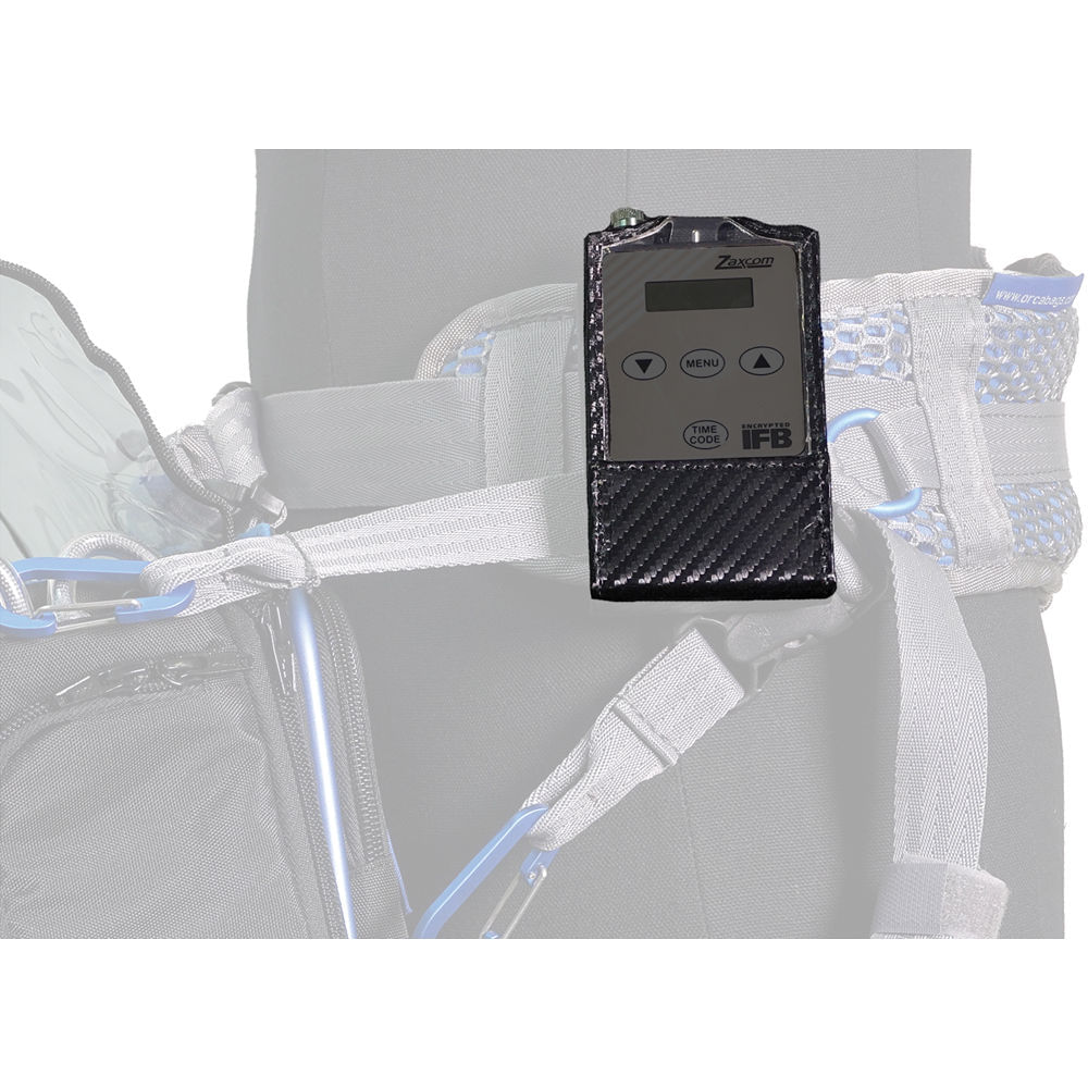Funda ORCA OR-31 para Receptor IFB Zaxcom ERX-2 con Clip de Cintura y Ventana Frontal Transparente