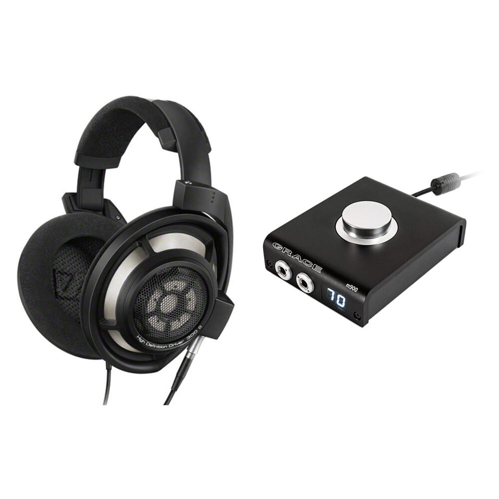 Auriculares Sennheiser HD 800 S con Amplificador Grace Design M900 - Transductores Dinámicos de 56mm