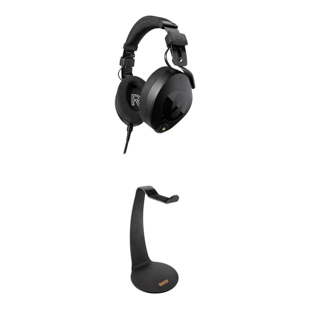 RODE NTH-100 Auriculares Profesionales Cerrados Over-Ear con Soporte de Escritorio (Negro) - Ideal p