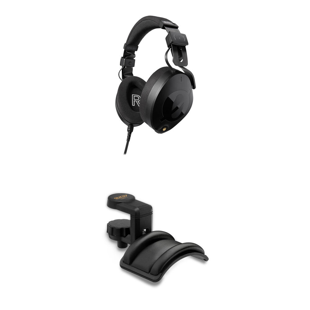 RODE NTH-100 Auriculares Profesionales Cerrados Over-Ear con Soporte para Auriculares (Negro) - Idea