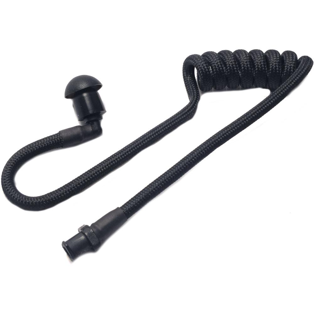 ON SET HEADSETS Tubeez (Ninja Black) - Auricular con Earpiece de Walkie Talkie Rosca, Tela que Ayuda