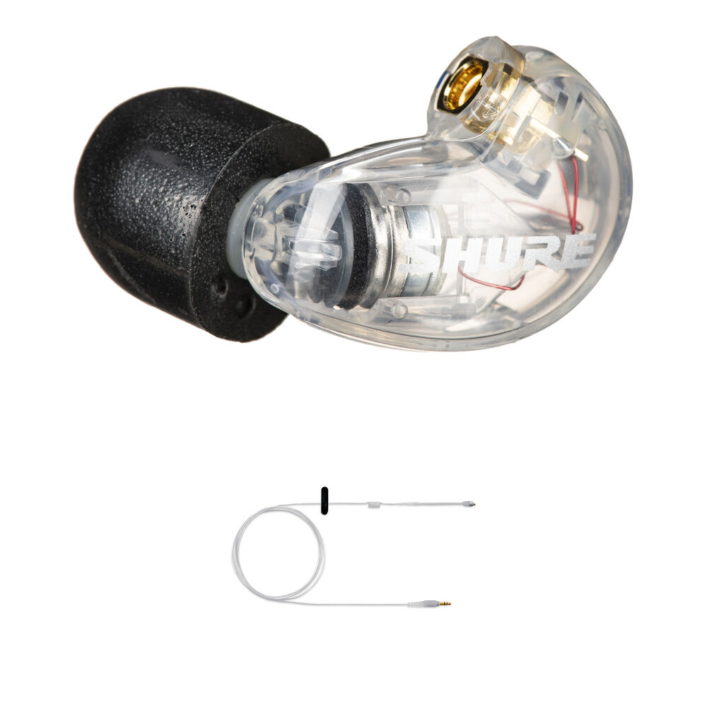 Kit de Auriculares Shure SE215-CL para Monitoreo In-Ear de Seguridad - Izquierdo, Cable IFB, Compact
