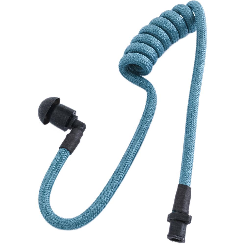 ON SET HEADSETS Tubeez (Totally Teal) - Auricular con Earpiece de Walkie Talkie Rosca, Tela que Ayud