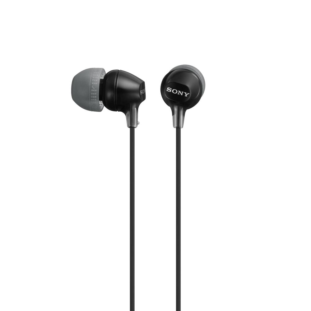 Auriculares In-Ear Sony MDR-EX15LP (Negro) con Controladores de 9mm, Imán de Neodimio, Diseño de Cab 1036452-REG Auriculares In-Ear Sony MDR-EX15LP (Negro) con Controladores de 9mm, Imán de Neodimio, Diseño de Cab 1036452-REG