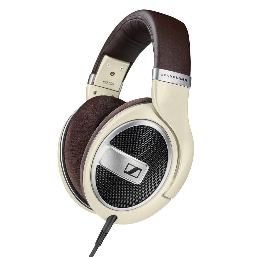 Auriculares Sennheiser HD-599 Circumaurales Abiertos en Marfil Mate - Confort Excepcional, Almohadil 1280823-REG Auriculares Sennheiser HD-599 Circumaurales Abiertos en Marfil Mate - Confort Excepcional, Almohadil 1280823-REG