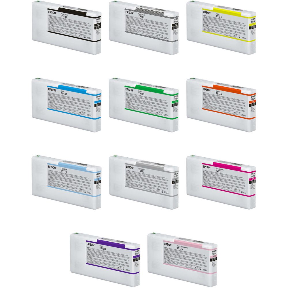 Cartucho de Tinta Epson T91 Series Ultrachrome Hdx para Impresora Surecolor P5000 Edición Comercial 1765053-REG Cartucho de Tinta Epson T91 Series Ultrachrome Hdx para Impresora Surecolor P5000 Edición Comercial 1765053-REG