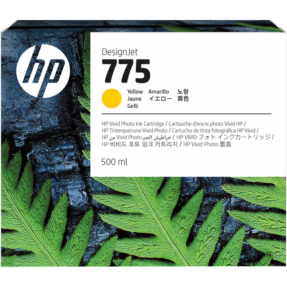 Cartucho de Tinta Original Hp 775 Yellow 500Ml para Impresora Designjet Z6 Pro de 64 1669456-REG Cartucho de Tinta Original Hp 775 Yellow 500Ml para Impresora Designjet Z6 Pro de 64 1669456-REG