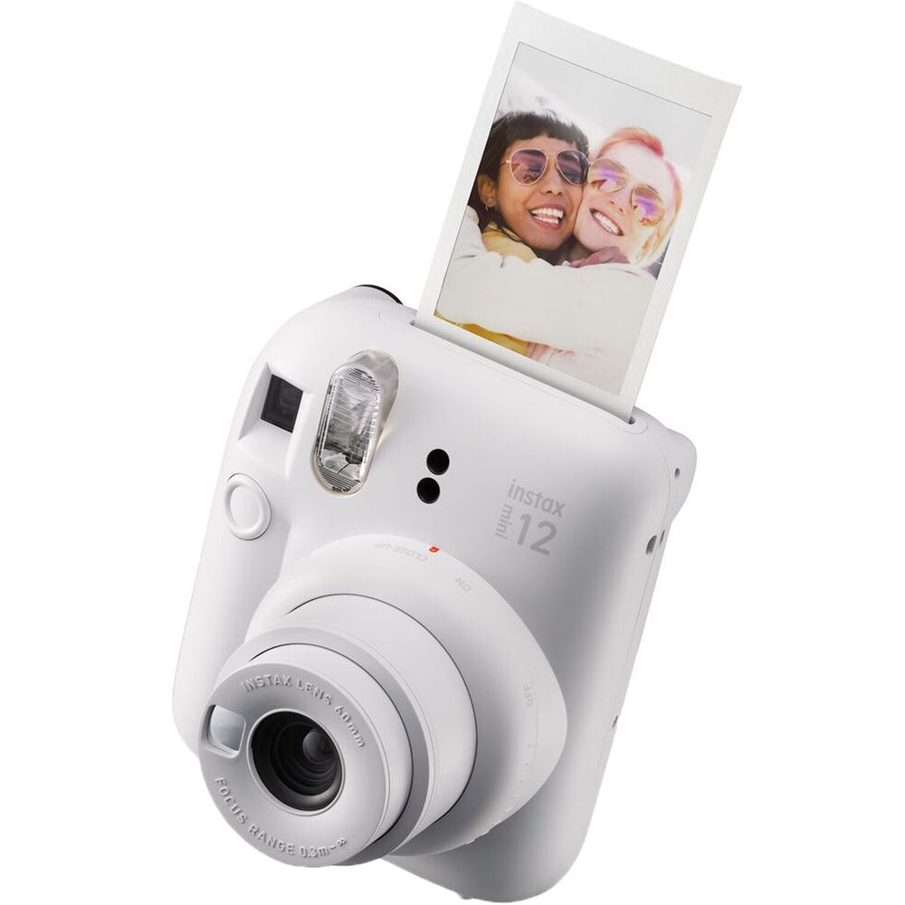 Cámara de Película Instantánea Fujifilm Instax Mini 12 Blanco Arcilla 1753965-REG Cámara de Película Instantánea Fujifilm Instax Mini 12 Blanco Arcilla 1753965-REG