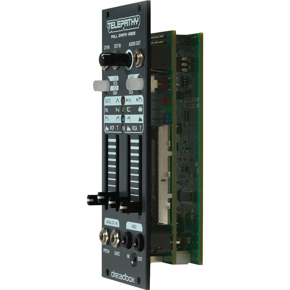 Módulo Eurorack Dreadbox Telepathy Full Synth Voice (10 HP) - Oscilador Analógico, Filtros Dual, VCA 1787424-REG Módulo Eurorack Dreadbox Telepathy Full Synth Voice (10 HP) - Oscilador Analógico, Filtros Dual, VCA 1787424-REG