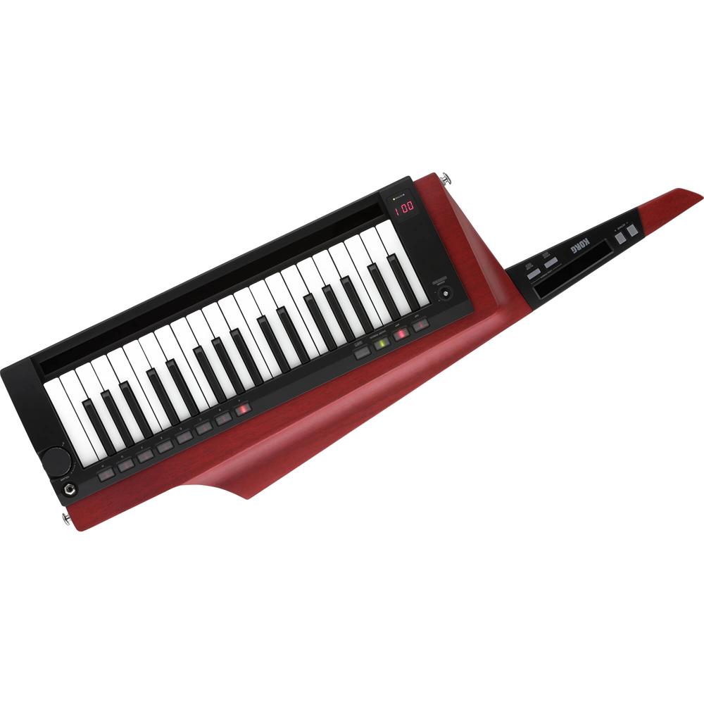Korg RK-100S Keytar de 37 Notas (Rojo) - Cuerpo de Madera Artesanal, 200 Programas, Controladores de 1675682-REG Korg RK-100S Keytar de 37 Notas (Rojo) - Cuerpo de Madera Artesanal, 200 Programas, Controladores de 1675682-REG