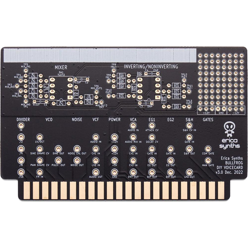 Paquete de Tarjetas de Voz DIY Erica Synths para Sintetizador Bullfrog (3-Pack) - Expande Funcionali 1804340-REG Paquete de Tarjetas de Voz DIY Erica Synths para Sintetizador Bullfrog (3-Pack) - Expande Funcionali 1804340-REG