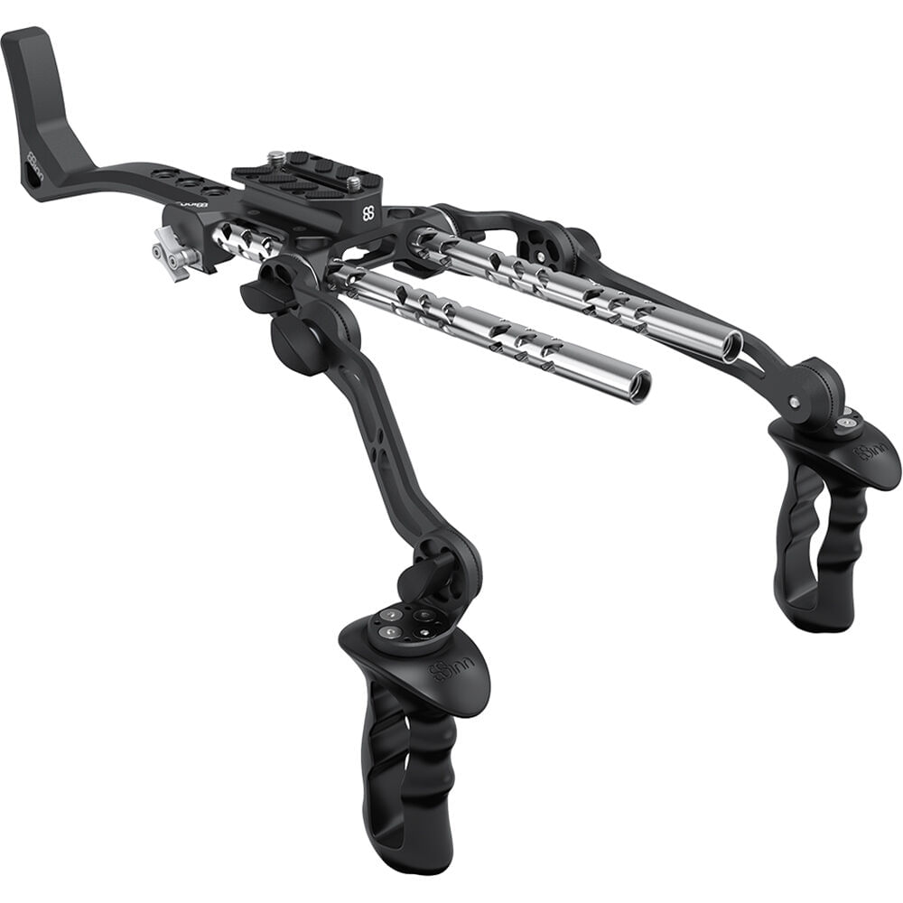 8Sinn Shoulder Rig Kit con Baseplate LWS de 15mm y Soporte de Hombro, 2 Brazos con Doble Agarre, Dis 1590102-REG 8Sinn Shoulder Rig Kit con Baseplate LWS de 15mm y Soporte de Hombro, 2 Brazos con Doble Agarre, Dis 1590102-REG