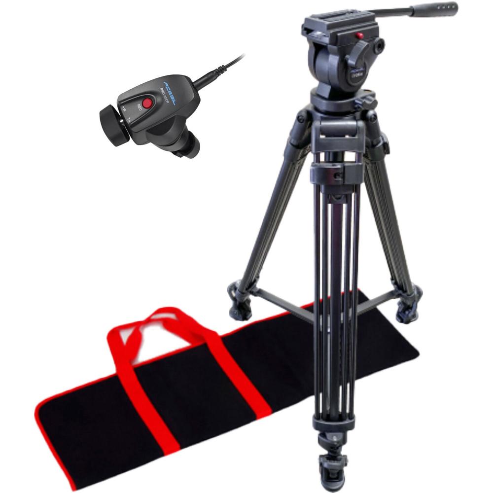 Acebil i-705MX Tripod System with Mid-Level Spreader & RMC-3SCP(N) LANC Zoom Controller Kit 1751271-REG Acebil i-705MX Tripod System with Mid-Level Spreader & RMC-3SCP(N) LANC Zoom Controller Kit 1751271-REG