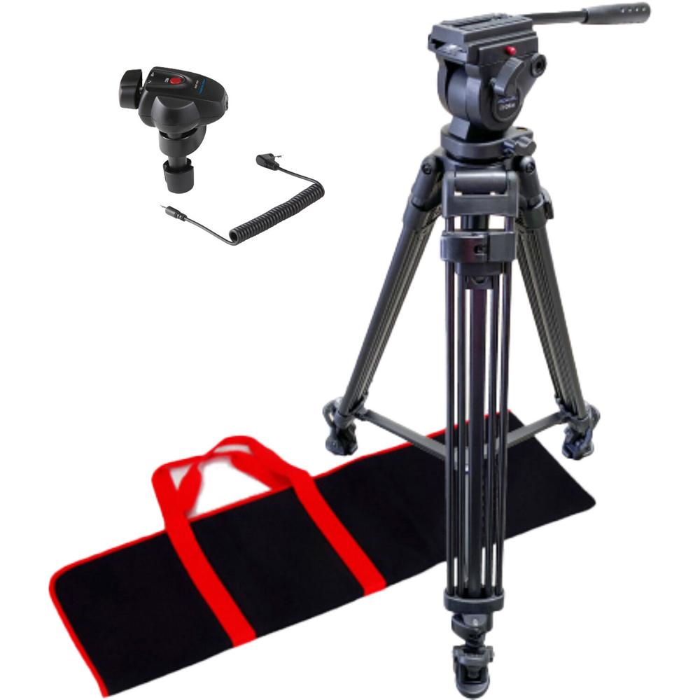 Acebil i-705MX Prosumer Tripod System with Mid-Level Spreader & SZ-300 LANC Zoom Control Kit 1751272-REG Acebil i-705MX Prosumer Tripod System with Mid-Level Spreader & SZ-300 LANC Zoom Control Kit 1751272-REG