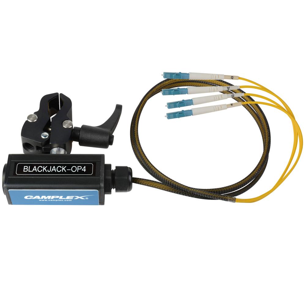 Adaptador Camplex opticalCON QUAD a Cuatro LC (Monomodo con Abrazadera) 1255917-REG Adaptador Camplex opticalCON QUAD a Cuatro LC (Monomodo con Abrazadera) 1255917-REG