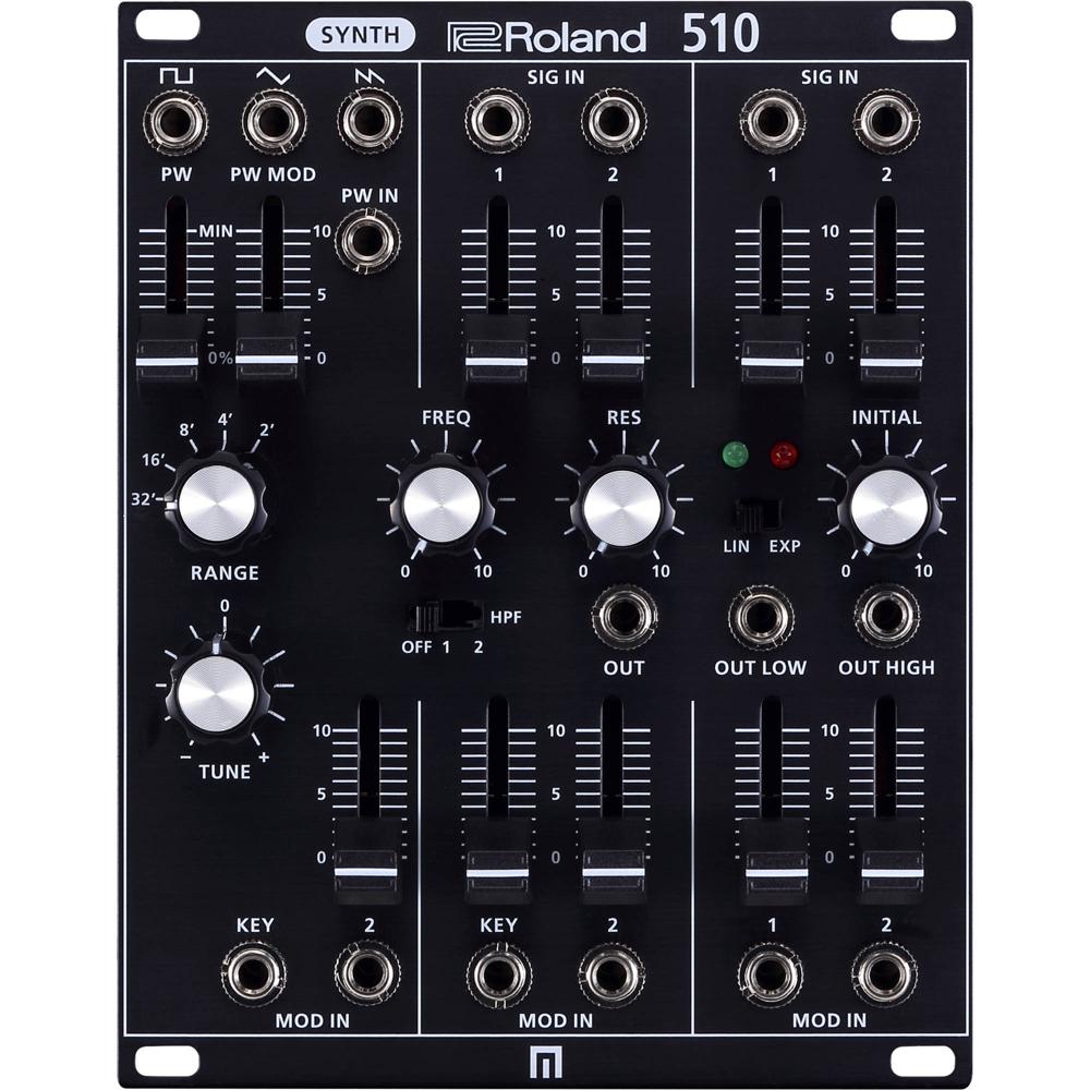 Roland System-500 Series - Módulo Eurorack 510 Synth: Sintetizador 3 en 1 con VCO, VCF y VCA, Filtro 1408881-REG Roland System-500 Series - Módulo Eurorack 510 Synth: Sintetizador 3 en 1 con VCO, VCF y VCA, Filtro 1408881-REG