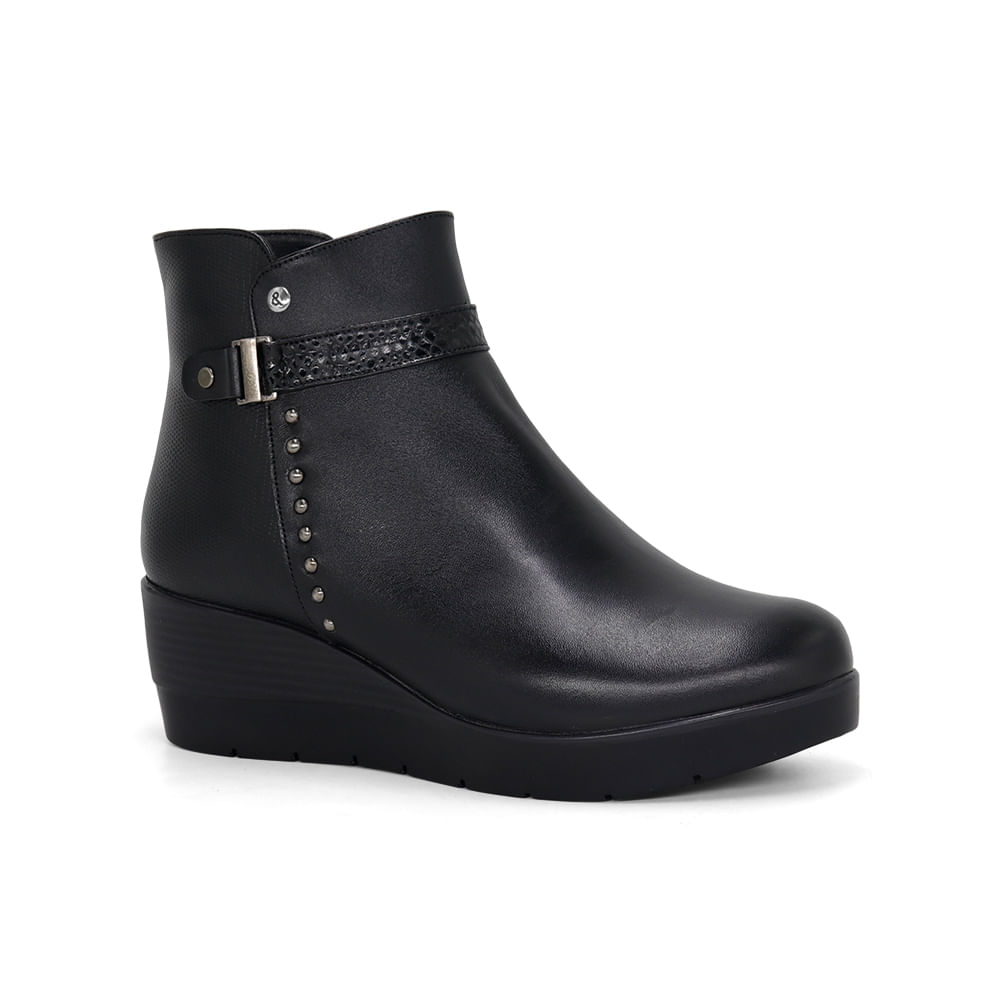 Botines Par&ss para Mujer de CUERO JA24-BT170 Negro Talla 37 Botines Par&ss para Mujer de CUERO JA24-BT170 Negro Talla 37