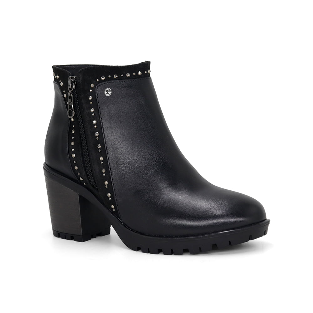 Botines Par&ss para Mujer de CUERO JA24-BT169 Negro Talla 35 Botines Par&ss para Mujer de CUERO JA24-BT169 Negro Talla 35