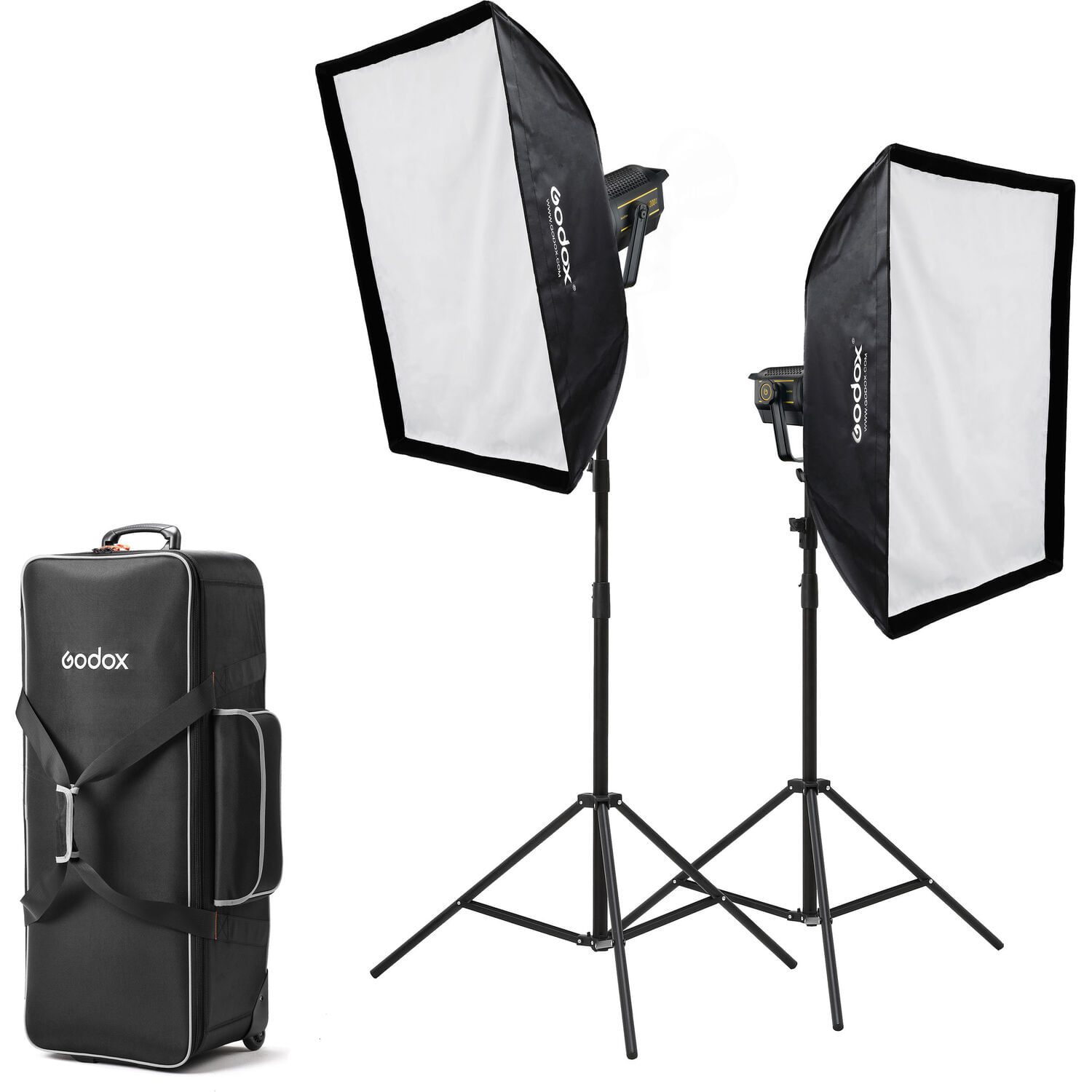 Kit de 2 Luces Godox Vl200Ii Daylight Led Monolight