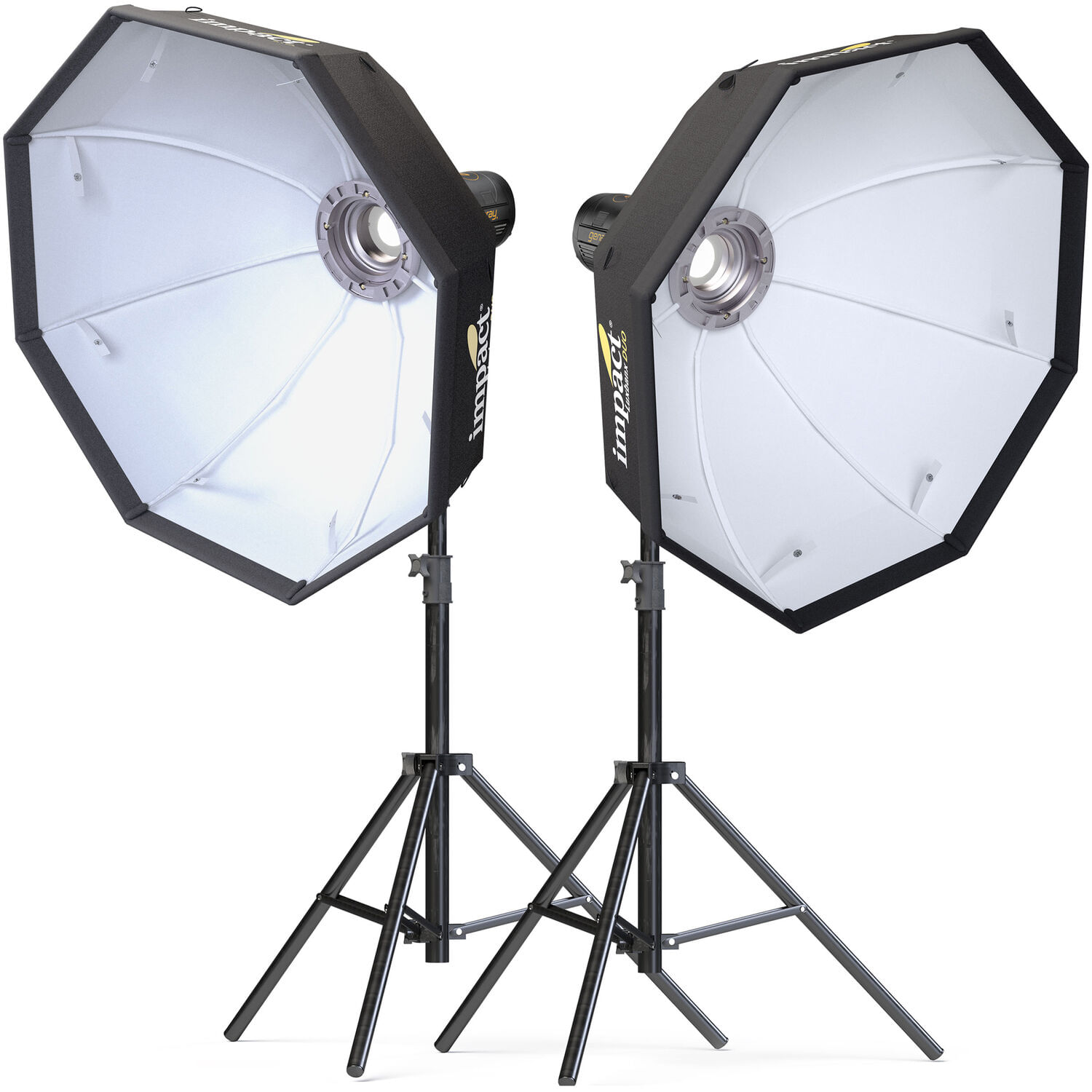 Kit de Monolights Led Genaray Portabright Bi Color Y Softboxes Octa de 36