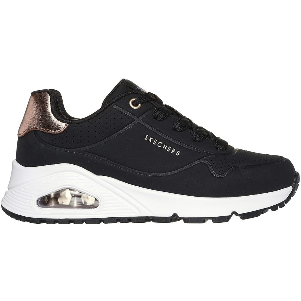 Zapatilla Urbanas Skechers Uno Gen 1 Shimmer Away Negro para Mujer Talla 38 Zapatilla Urbanas Skechers Uno Gen 1 Shimmer Away Negro para Mujer Talla 38