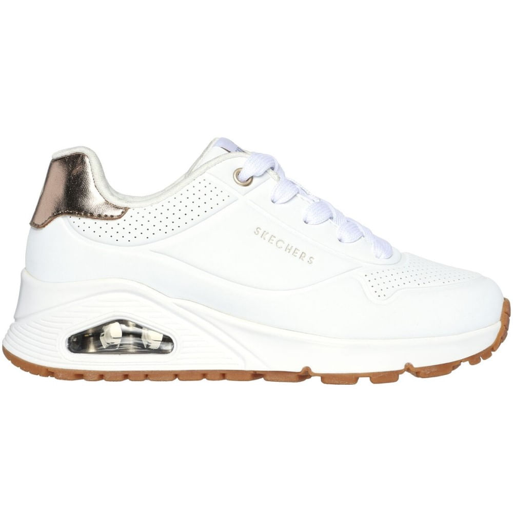 Zapatilla Urbanas Skechers Uno Gen1-Shimmer Away Blanco para Mujer Talla 36 Zapatilla Urbanas Skechers Uno Gen1-Shimmer Away Blanco para Mujer Talla 36