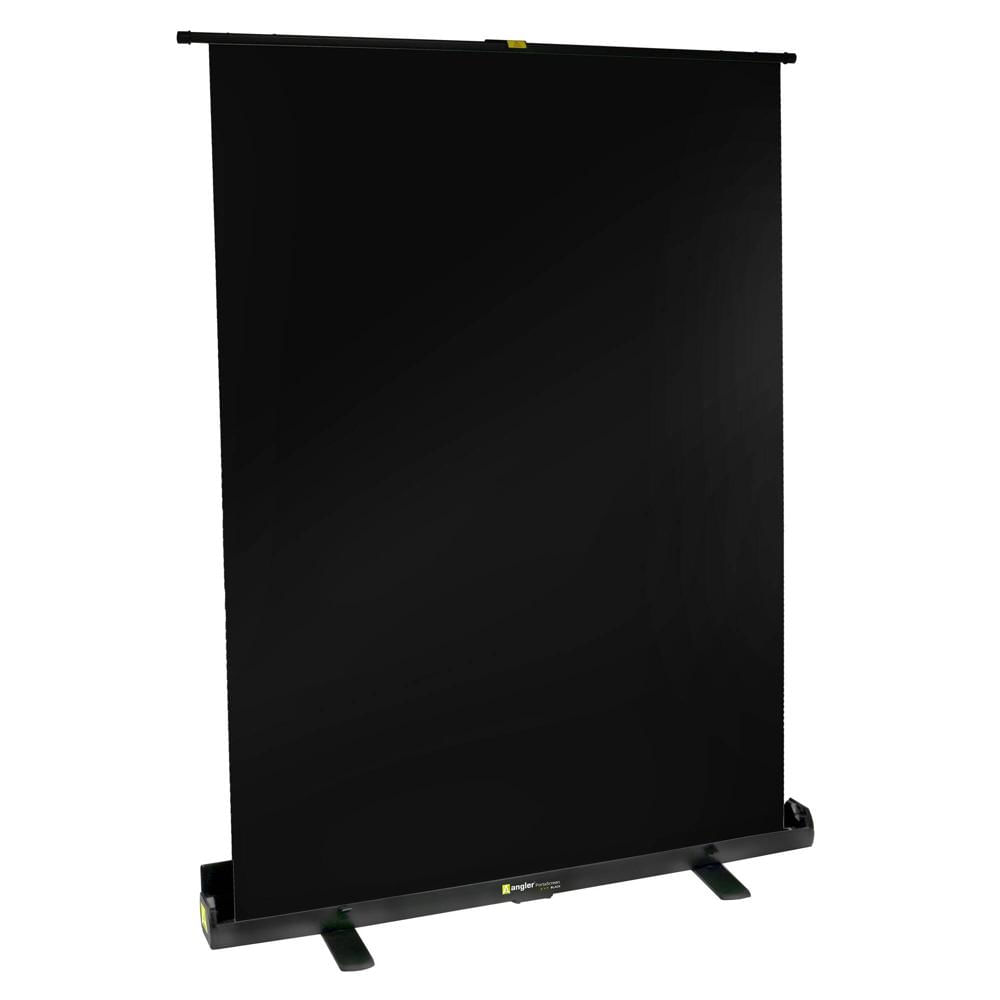 Angler PortaScreen V2 (Negro Mate, 6.7 x 4.8') - Tela de Poliéster Retráctil, Fondo Negro Mate, Caja 1638669-REG Angler PortaScreen V2 (Negro Mate, 6.7 x 4.8') - Tela de Poliéster Retráctil, Fondo Negro Mate, Caja 1638669-REG