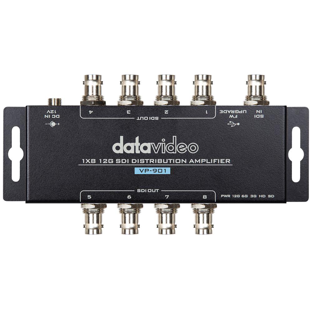 Amplificador de Distribución Datavideo 1 x 8 12G-SDI - Entrada 12G/HD/SD-SDI a 8 Salidas SDI, Soport 1619088-REG Amplificador de Distribución Datavideo 1 x 8 12G-SDI - Entrada 12G/HD/SD-SDI a 8 Salidas SDI, Soport 1619088-REG