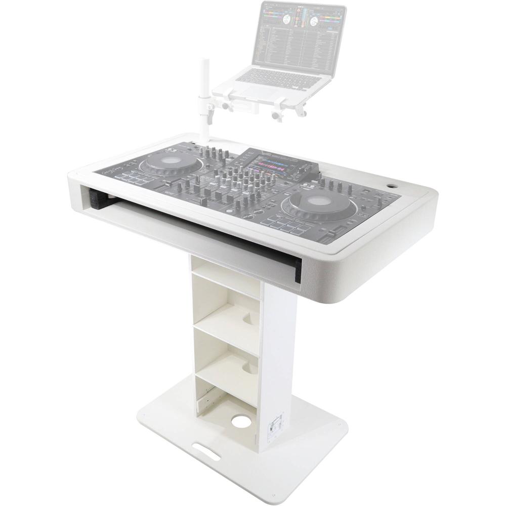 ProX DJ Control Tower / Podio de Viaje para Controladores DJ (Blanco) - Compatible con Pioneer XDJ-X 1610711-REG ProX DJ Control Tower / Podio de Viaje para Controladores DJ (Blanco) - Compatible con Pioneer XDJ-X 1610711-REG