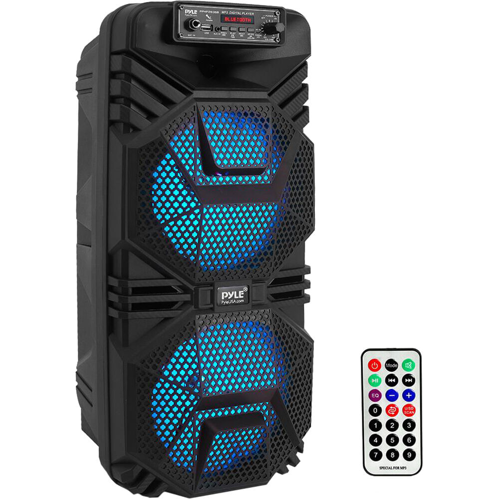 Pyle Pro PPHP2836B Altavoz PA Portátil Bluetooth de 8 Pyle Pro PPHP2836B Altavoz PA Portátil Bluetooth de 8