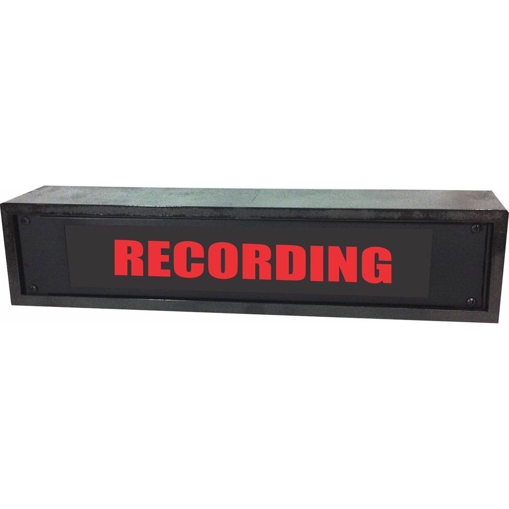 Señal Indicadora de Grabación Rackmount American Recorder con LEDs y Carcasa Negra (2 RU, Rojo) 1400588-REG Señal Indicadora de Grabación Rackmount American Recorder con LEDs y Carcasa Negra (2 RU, Rojo) 1400588-REG