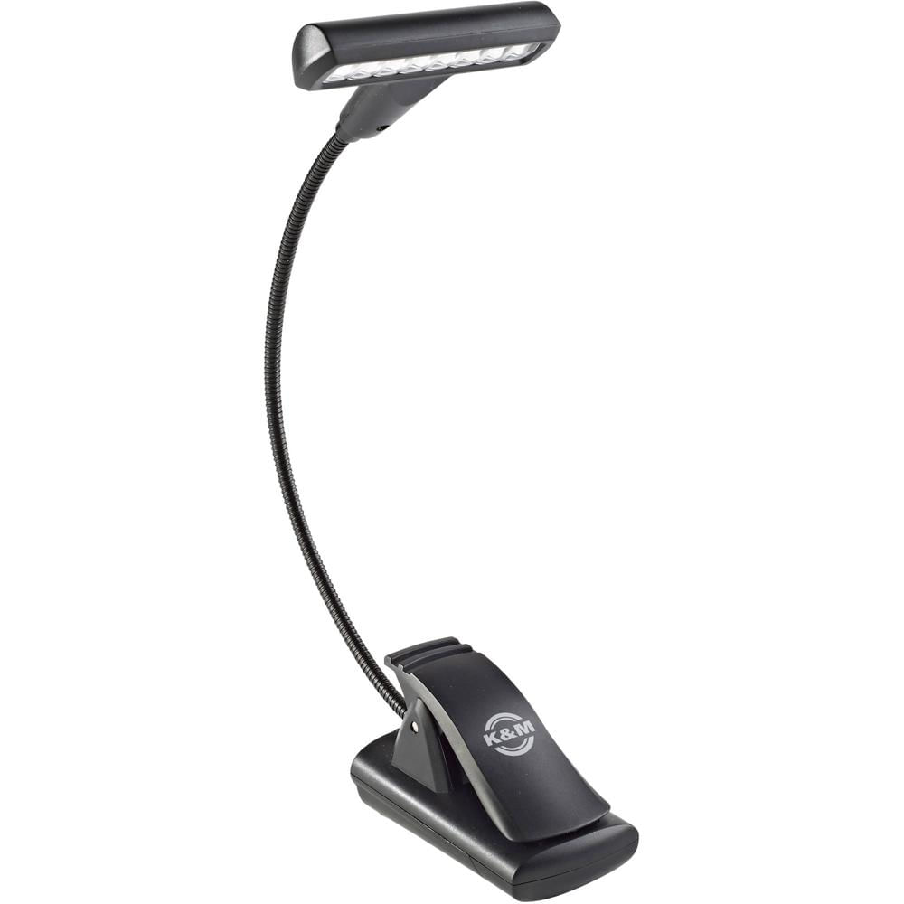K&M 12247 T-Model LED Flexlight (Negro) - Luz Flexible para Leer Música en Escenarios Oscuros, 8 LED 1400016-REG K&M 12247 T-Model LED Flexlight (Negro) - Luz Flexible para Leer Música en Escenarios Oscuros, 8 LED 1400016-REG