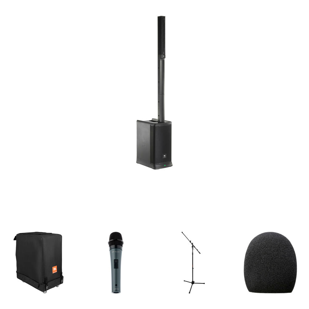 JBL EON ONE MK2 Kit con Bolsa, Micrófono y Accesorios - 1500W, 123 dB, Woofer de 10 JBL EON ONE MK2 Kit con Bolsa, Micrófono y Accesorios - 1500W, 123 dB, Woofer de 10