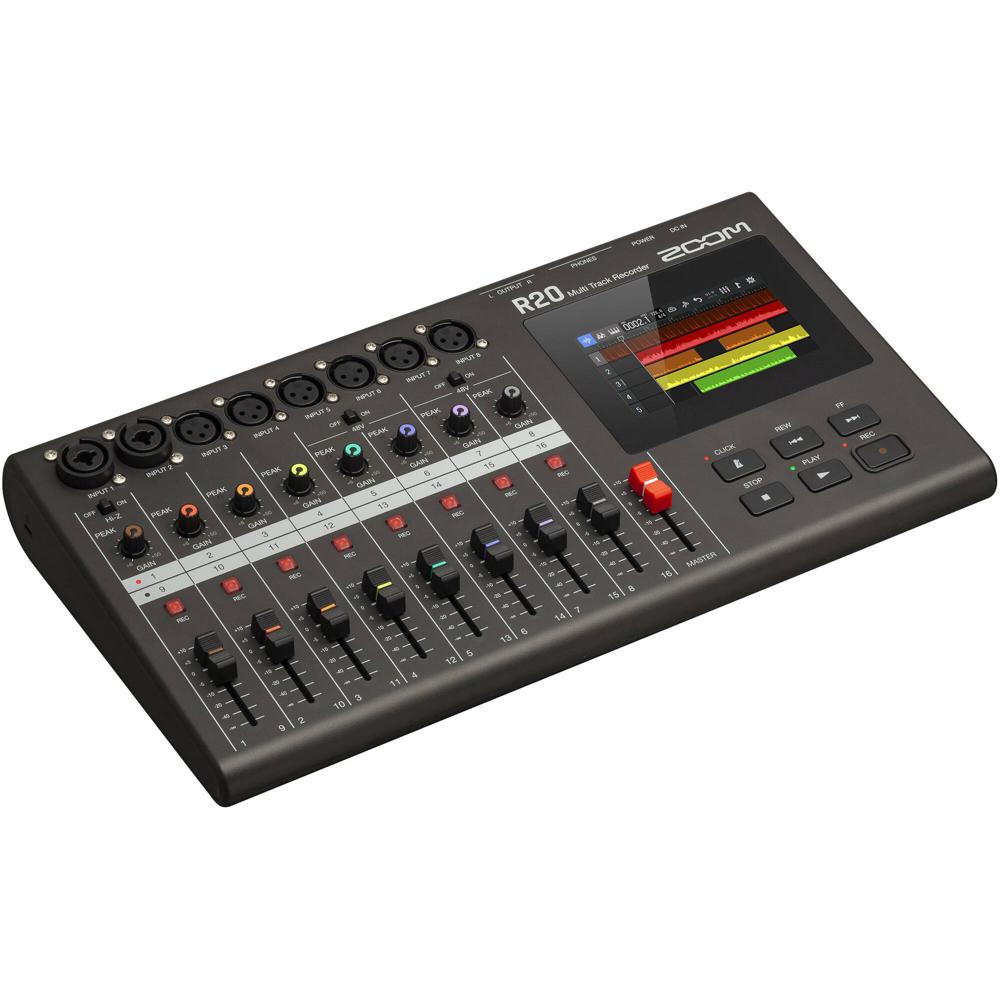 Grabadora Multitrack Portátil Zoom R20: 16 Pistas, Interfaz USB, Pantalla Táctil y Efectos Integrado 1675817-REG Grabadora Multitrack Portátil Zoom R20: 16 Pistas, Interfaz USB, Pantalla Táctil y Efectos Integrado 1675817-REG