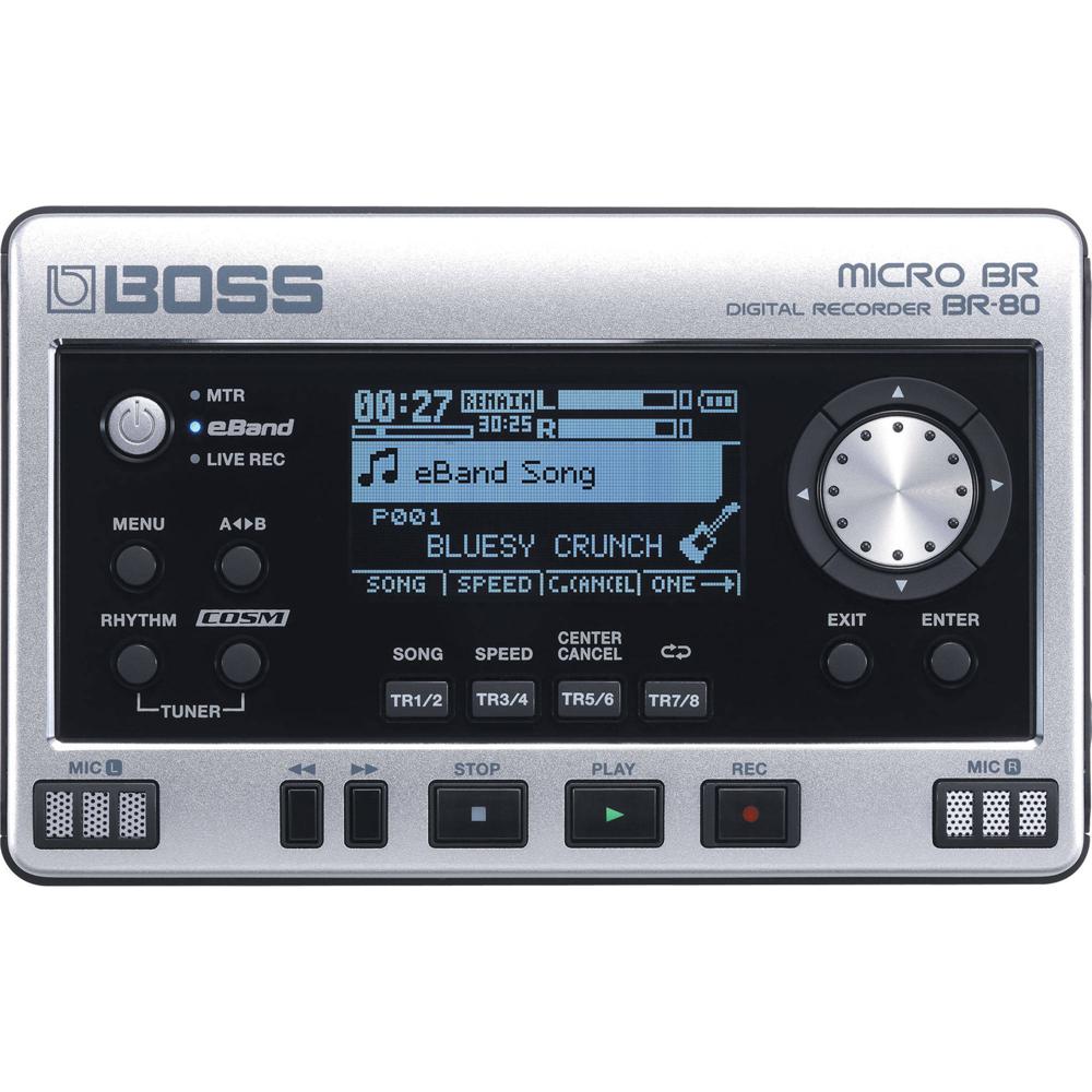 Grabadora Digital BOSS MICRO BR BR-80: Ultra Compacta, 3 Modos de Operación, Graba en Tarjetas SD/SD 790652-REG Grabadora Digital BOSS MICRO BR BR-80: Ultra Compacta, 3 Modos de Operación, Graba en Tarjetas SD/SD 790652-REG
