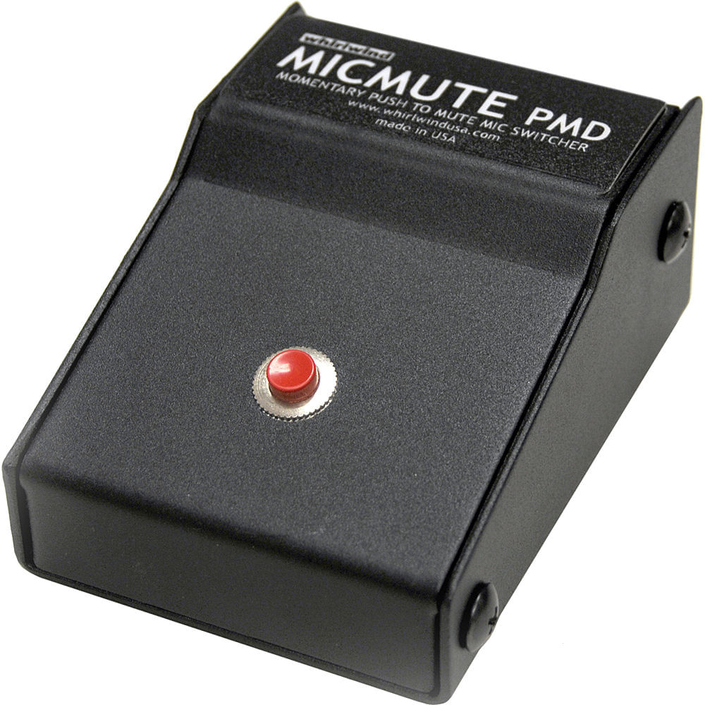 Interruptor Whirlwind Micmute PMD Push-to-Mute (Escritorio) - Diseño de Escritorio Conveniente y Car 725922-REG Interruptor Whirlwind Micmute PMD Push-to-Mute (Escritorio) - Diseño de Escritorio Conveniente y Car 725922-REG