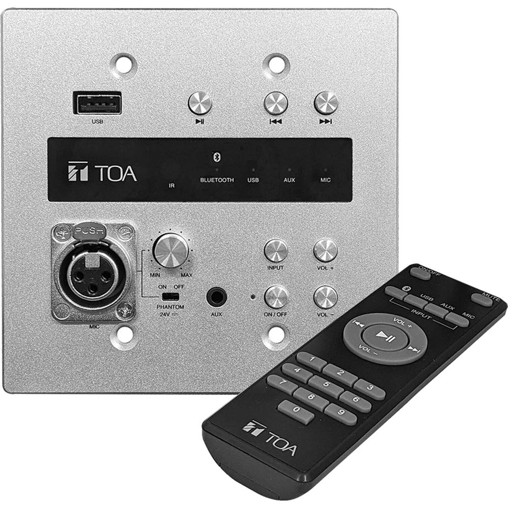 Interfaz de Audio Toa Electronics MW-41BT-AM con USB y Bluetooth para Sistemas de Sonido Instalados 1830340-REG Interfaz de Audio Toa Electronics MW-41BT-AM con USB y Bluetooth para Sistemas de Sonido Instalados 1830340-REG