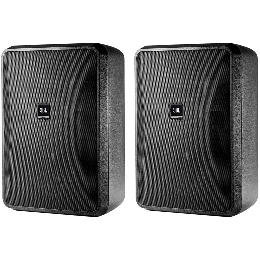 JBL Control 28-1 Altavoces de Fondo/Fondo de Alto Rendimiento para Interiores/Exteriores (Par, Negro 1233302-REG JBL Control 28-1 Altavoces de Fondo/Fondo de Alto Rendimiento para Interiores/Exteriores (Par, Negro 1233302-REG