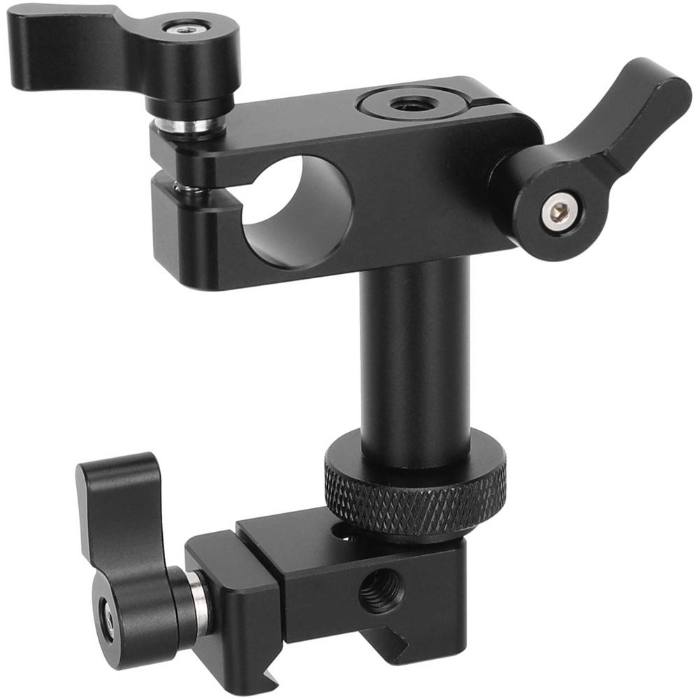 Adaptador de Abrazadera Rotativa de 15mm a Riel NATO CAMVATE (Con Tornillos de Mariposa Negros) 1829065-REG Adaptador de Abrazadera Rotativa de 15mm a Riel NATO CAMVATE (Con Tornillos de Mariposa Negros) 1829065-REG