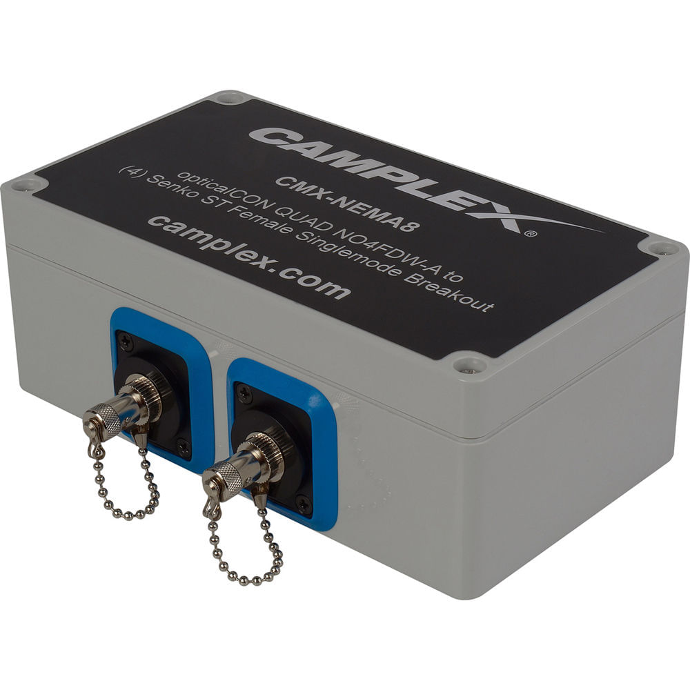 Adaptador de Caja de Desglose Camplex NO4FDW-A OpticalCON QUAD a 2 LC Dúplex Femenino Monomodo 1160620-REG Adaptador de Caja de Desglose Camplex NO4FDW-A OpticalCON QUAD a 2 LC Dúplex Femenino Monomodo 1160620-REG