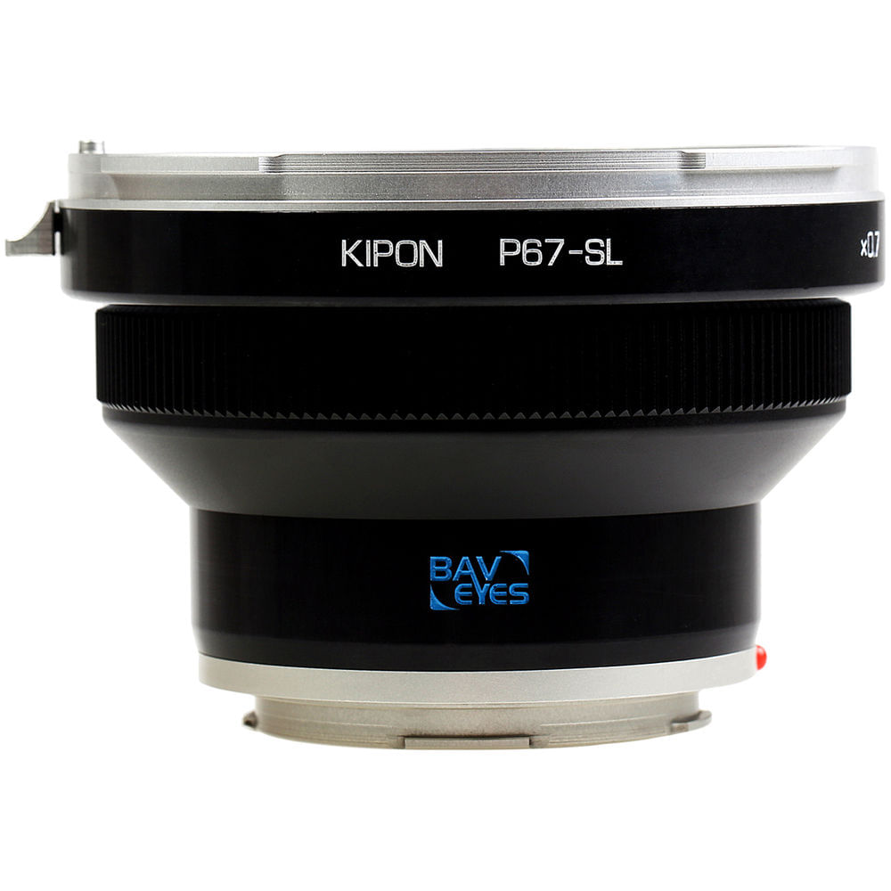 Adaptador de Montura de Lente KIPON Baveyes 0.7x para Lente Pentax 6x7 a Cámara Leica L-Mount - Cons 1455807-REG Adaptador de Montura de Lente KIPON Baveyes 0.7x para Lente Pentax 6x7 a Cámara Leica L-Mount - Cons 1455807-REG
