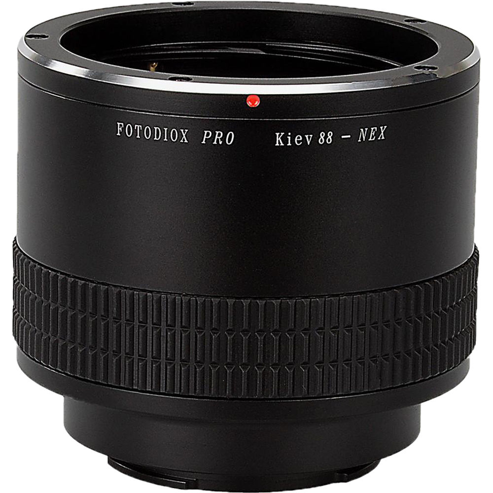 Adaptador de Montura de Lente FotodioX Pro para Lente de Montura Kiev 88 a Cámara Sony Alpha E-Mount 1539042-REG Adaptador de Montura de Lente FotodioX Pro para Lente de Montura Kiev 88 a Cámara Sony Alpha E-Mount 1539042-REG