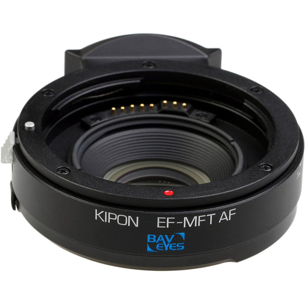 Adaptador de Montura de Lente KIPON Baveyes 0.7x Autofocus para Lentes Canon EF a Cámaras Micro Cuat 1455792-REG Adaptador de Montura de Lente KIPON Baveyes 0.7x Autofocus para Lentes Canon EF a Cámaras Micro Cuat 1455792-REG