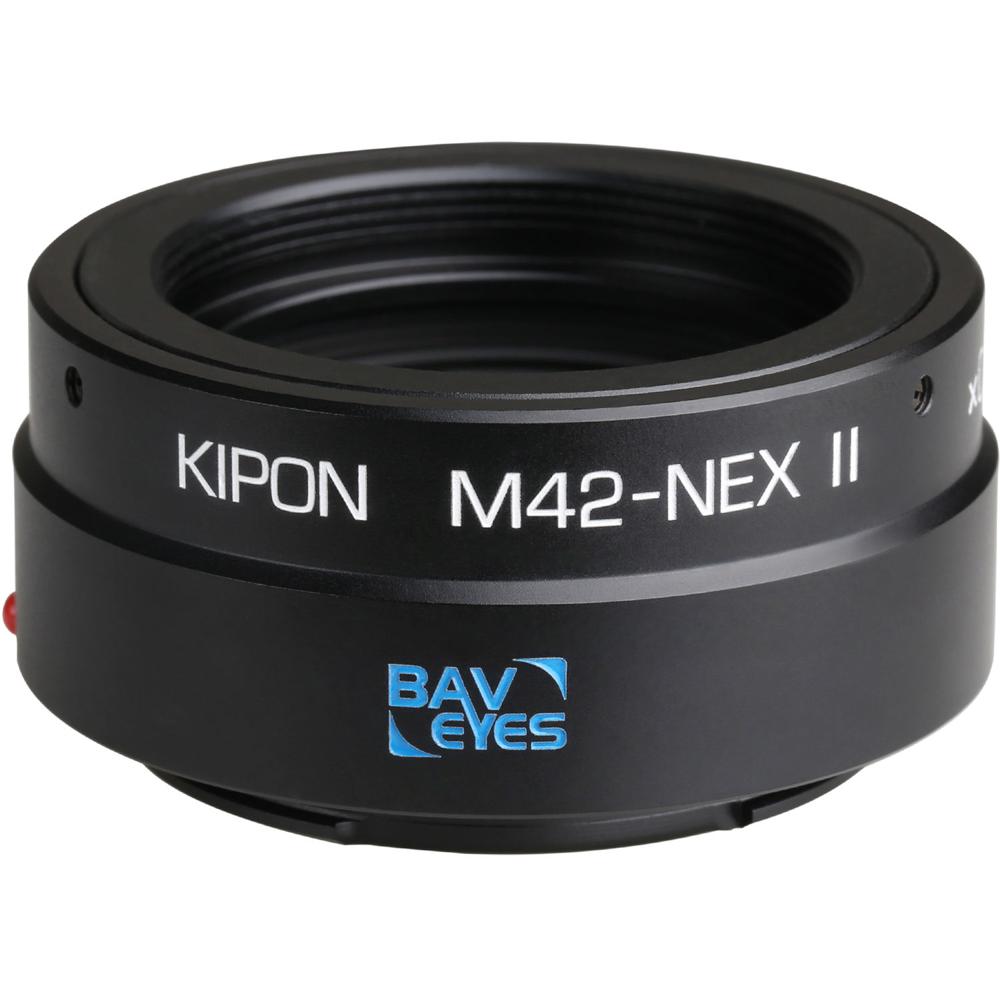 Adaptador de Montura de Lente KIPON Baveyes 0.7x Mark 2 para Lentes M42 a Cámaras Sony E - Compensac 1495632-REG Adaptador de Montura de Lente KIPON Baveyes 0.7x Mark 2 para Lentes M42 a Cámaras Sony E - Compensac 1495632-REG