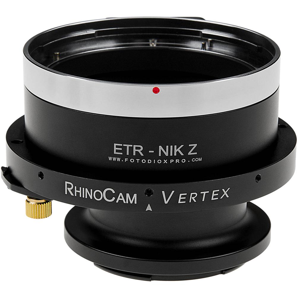 Adaptador de Costura Rotativo FotodioX RhinoCam Vertex para Lente Bronica ETR a Cámara Nikon Z-Mount 1629877-REG Adaptador de Costura Rotativo FotodioX RhinoCam Vertex para Lente Bronica ETR a Cámara Nikon Z-Mount 1629877-REG